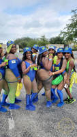 OEM Custom Trinidad Carnaval Maandag Outfits Jouvert Kleding Zwempak Monokini Zwemkleding Mas Kostuum Carnavalskostuum Fabrikant
