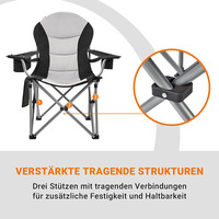 Chaise de camping en aluminium ultralégère durable Portable pliable Oxford Beach Outdoor Amovible Steel Fishing Folding Garden Garden