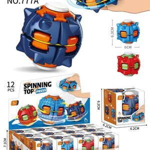 Spinner Antiestrés Transformable 2 en 1, Juguete de Burbujas para Presionar y Girar, Pelota Antiestrés para Escritorio y Oficina, Portátil, Venta al Por Mayor - Product Image 2