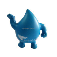 Balle anti-stress anti-chute en mousse PU jouet à presser logo personnalisé commande en gros de soulagement de l'anxiété