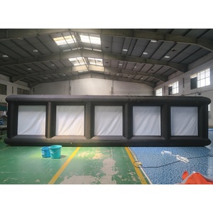 Expédition rapide par avion jusqu'à votre porte, labyrinthe gonflable géant personnalisé pour l'extérieur 8x8m, jeux de <span class=keywords><strong>laser</strong></span> tag, <span class=keywords><strong>maison</strong></span> hantée gonflable - Product Image 5