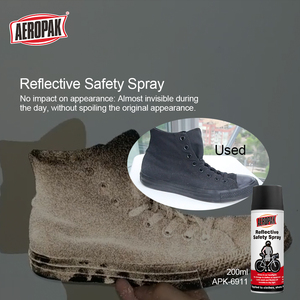 Aeropak Spray Riflettente di Sicurezza 200ml per Abbigliamento, <span class=keywords><strong>Scarpe</strong></span>, Biciclette e Attrezzature Outdoor per Migliorare la Visibilità Notturna - Product Image 2