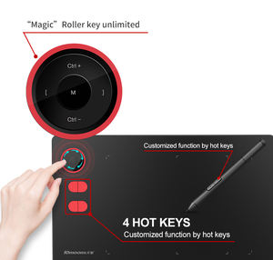 Tablette graphique G20 de taille moyenne <span class=keywords><strong>pour</strong></span> les concepteurs d'animations avec <span class=keywords><strong>stylet</strong></span> sans batterie à défilement <span class=keywords><strong>pour</strong></span> la conception d'art numérique et le dessin - Product Image 5