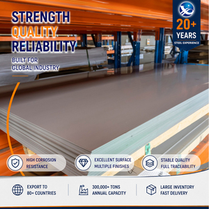 430 304 8K Mirror Finish 0.5mm x 1219mm 4'x10' JIS G4305 Stainless Steel Plate for Cryogenic Service - Product Image 1