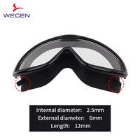 Nouvelles lunettes absorbant l'hydrogène avec tuyau soins des yeux nettoyage grand cadre lunettes soulager la Fatigue yeux Massage verre de santé
