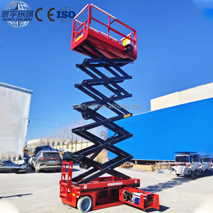 Outdoor/Indoor Aerial Work Platform Battery Powered Electric Self Propelled Scissor Man Lift With CE - Product Image 2