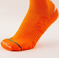 Chaussettes de sport de football, chaussettes hautes jusqu'au genou, compression du mollet, athlétiques, course et entraînement, football, épaisses, pour garder au chaud
