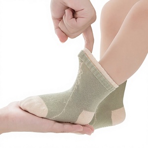Chaussettes mi-mollet pour nouveau-nés filles et garçons, collection Automne, printemps et toutes saisons, épaisses, détection par aiguille, offre ODM - Product Image 1