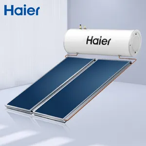 Haier harga grosir gaya baru sistem rumah surya pembagi pelat datar Panel bertekanan pemanas air surya