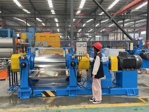 मौली ब्रांड रबर मिक्सिंग मिल प्रसंस्करण मशीन स्टॉक मिश्रित ओपन मिक्सिंग मिल मशीनरी 16 इंच दो रोल ऑटो निप मिल - Product Image 3