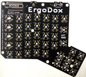fr4 สูง tg 170 <span class=keywords><strong>ErgoDox</strong></span> คีย์บอร์ด pcb แผงวงจรอิเล็กทรอนิกส์ - Product Image 1