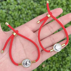 Bm3013 hai giai điệu Virgin Mary ST Benedict trái tim chữ thập sét đô la ký Sao Mặt Trăng signet tiêu cự hạt dây dây vòng đeo tay - Product Image 1