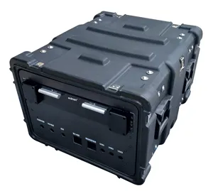 China Leverancier Tricasen Nieuwe Producten Anti-Shock 19 Inch 6u Dubbele Rack Mount Case