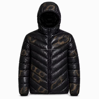 Veste matelassée à capuche thermochromique à motif léopard, changement de couleur, options de couleurs personnalisées