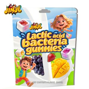 Venta al por mayor de dulces blandos rellenos de mermelada de bacterias de ácido láctico inspirados en TikTok, los más vendidos, con 50% de contenido de jugo de frutas, Halal - Product Image 2