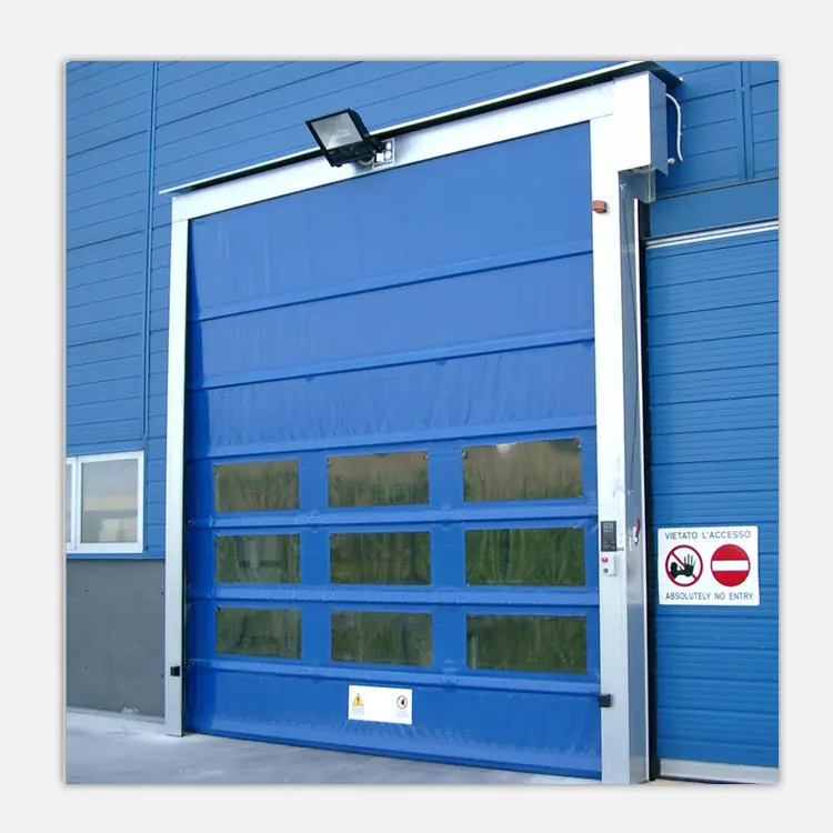 China indoor and outdoor rolling door / pvc high speed door shutter / plastic rolling door