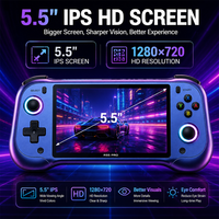 Console de jeu portable rétro H55PRO, écran IPS de 5,5 pouces, RK3562, 5000 mAh, Wi-Fi, système d'exploitation Linux, lecteur de jeux portable durable, 10000 jeux