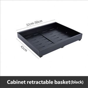 Estante Extensible para Fregadero, Organizador Metálico Resistente, Estante Telescópico Plegable para Almacenamiento de Especias, Diseño Moderno - Product Image 5