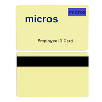 Tarjeta de Hotel Programable, Resistente al Agua, con Banda Magnética de PVC CR80, Habilitada para RFID NFC de 13.56MHz, Codificación Gratuita Loco/Hico, Precio de Fábrica