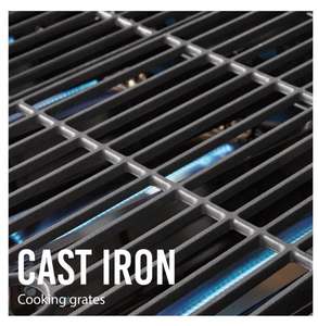 Parrilla de <span class=keywords><strong>Gas</strong></span> para Barbacoa de Acero Inoxidable de 4 Quemadores, Grande, Moderna, para Exteriores, para Jardín, a <span class=keywords><strong>Gas</strong></span> Propano - Product Image 5