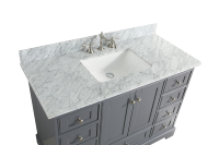 Meubles de salle de bain modernes et luxueux, vasque simple en bois avec plan de travail