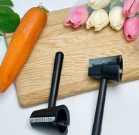 Creatieve Wortelkomkommer Spiraalvormige Bloemvorm Fruit En Groentesnijwerk Keukengereedschap Vleesmes