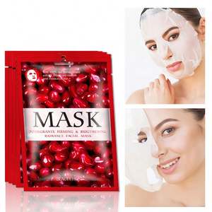 Vente en gros Conception personnalisée Plantes Coton Beauté Soins de la peau Blanchiment des fruits Masque facial nourrissant Masque facial hydratant - Product Image 2
