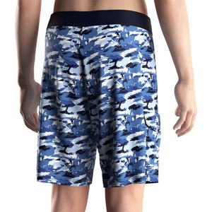 Shorts de pêche à séchage rapide avec protection UV, extensibles dans 4 directions, confort toute la journée, camouflage bleu - Product Image 6