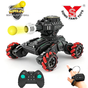 Auto RC Traxxas Stile 1/10 14CH 4WD con Funzione di Sparo e Spruzzo, Ruote Mecanum, Auto da Corsa ad Alta Velocità per Adulti - Product Image 1