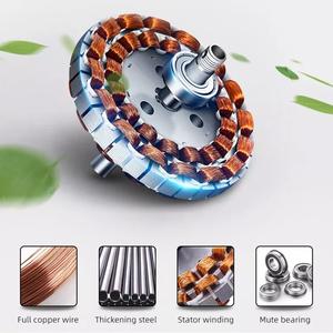 Ventilateur de plafond décoratif vintage de style américain Bldc 52 pouces, 220v, alimenté par un moteur à bobinage, avec lumière LED, meilleur <span class=keywords><strong>prix</strong></span> - Product Image 5