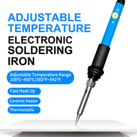 Stylo de soudage en fer à souder électronique à température constante réglable 200-450 à chauffage rapide avec longueur de cordon d'alimentation de 100cm
