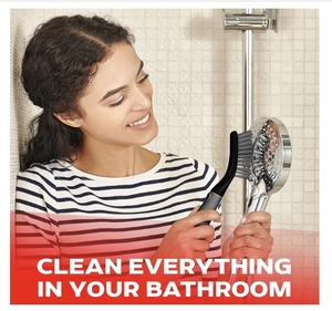 Depurador de ducha para limpieza de muebles con mango ergonómico y cerdas duraderas para interiores cepillados - Product Image 6