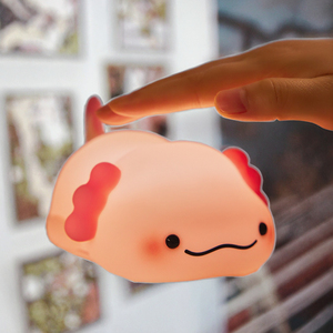 Lampe de chevet LED en forme de baleine mignonne, commande tactile, rechargeable par USB, veilleuse pour chambre d'enfant, style moderne - Product Image 3