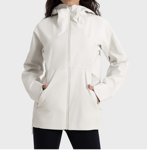 <span class=keywords><strong>Veste</strong></span> imperméable à coquille dure de <span class=keywords><strong>randonnée</strong></span> coupe-vent à couche unique pour femmes 2024 unisexe - Product Image 2