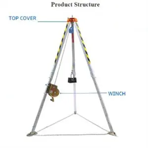 MT-FT1 yangın kurtarma hayat kurtarıcı tripod İtfaiyeciler acil kurtarma ekipmanları