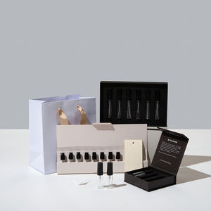 Lionwrapack biểu tượng tùy chỉnh nước hoa bao bì Set có thể tái chế nổi hộp giấy & Bag với chai - Product Image 2