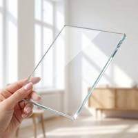 Verre artistique givré à motif pluie, verre décoratif haut de gamme pour salle de bain, hôtel, villa, bureau, atelier, hall