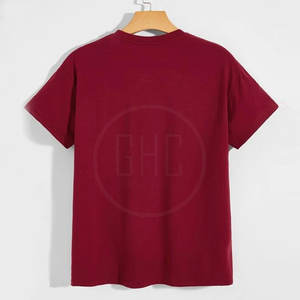 Top des tendances T-shirts pour hommes 100% coton séchage rapide et léger motif solide à manches courtes Fitness Gym T-Shirt Logo personnalisé imprimé - Product Image 2