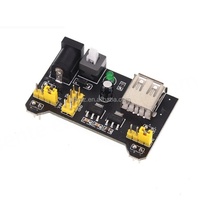 Módulo de alimentación dedicado para Bread Board, compatible con placa de alimentación MB-102 de 5V 3.3V, doble 5V/3.3, negro