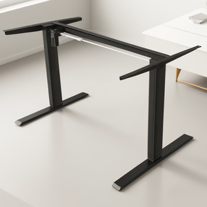 Scrivania Regolabile in Altezza per Casa e Ufficio, Facile da Montare, Colore Bianco e Nero, Moderna con Motore Singolo e Piano da 120cm - Product Image 5