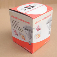Ampoule chauffante infrarouge rouge pour volailles et animaux (poulets)