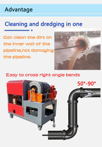 Máquina de <span class=keywords><strong>limpieza</strong></span> de alta presión de 300 bar, nueva máquina de gasolina de alta resistencia para dragado y drenaje de alcantarillado en sitios de construcción - Product Image 6