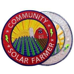Custom Embroidery <b>Badges</b> Design Embroidered Logo Patches for Clothes - Product Image 2