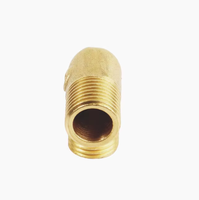 Raccords de plomberie solaire en gros, coude en cuivre forgé de 1 pouce, surface lisse, angle droit, connecteurs à double filetage extérieur