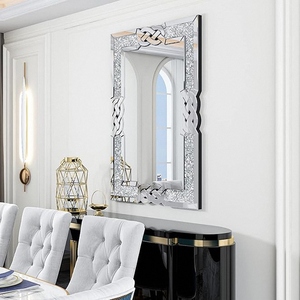 Tùy chỉnh hiện đại nghiền nát kim cương sang trọng pha Lê Tường trang trí gương - Product Image 4