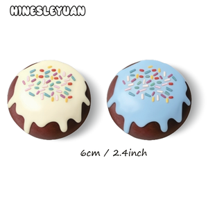 ของเล่นบีบสัมผัสนุ่มรูปขนมหวานหลากสีขนาดเล็ก ช้าในการคืนรูป - Product Image 4