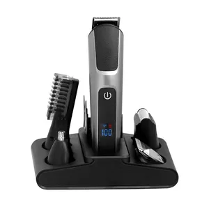 Cordless Electric Haircut Salon Barbers Hair Trimming Styling & Grooming All In One Hair Clipper