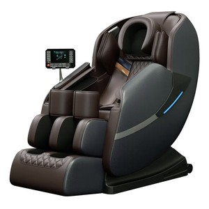 Home Massage Chair Full Body Zero Gravity Railless SL <b>Track</b> Electric Massage Chair Dark Brown K16 - Product Image 1