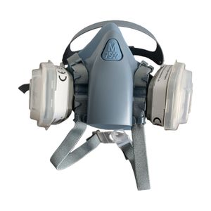 Masker <span class=keywords><strong>Gas</strong></span> setengah wajah silikon ringan untuk pekerjaan las dan solder - Product Image 2