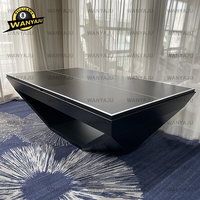 WANYAJU Table de billard multi-jeux, air hockey, poker et snooker pour la maison, moderne, de luxe, personnalisé, 8 pieds et 7 pieds